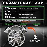 Компрессорная голова ECO AEP-40-600 (600л/мин, 3,3 - 4кВт, 10бар) Уценка:0234825380, фото 3