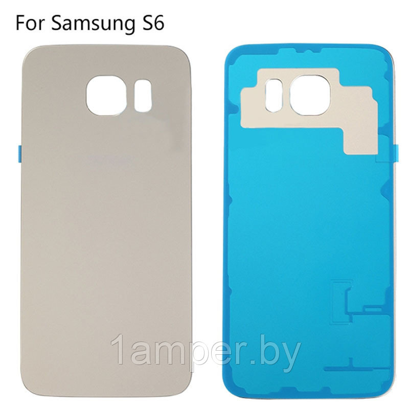 Задняя крышка Original для Samsung Galaxy S6 Edge G925 Синяя - фото 1 - id-p34980458