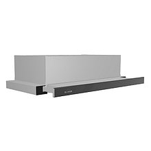 Кухонная вытяжка Elikor Интегра Glass 45Н-400-В2Д (нержавеющая сталь/черное стекло) (943434)