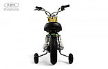 Детский электромотоцикл RiverToys M777ML-B (зеленый хром), фото 6