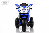 Детский электромотоцикл RiverToys K222AM (синий), фото 5