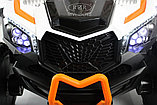 Детский электромобиль RiverToys X707XX (бело-оранжевый) Buggy Полноприводный, двухместный, фото 2