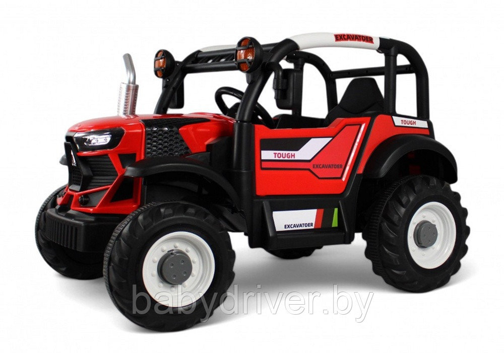Детский электромобиль RiverToys B222CP (красный)