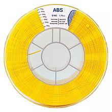 Катушка пластика REC ABS 1.75мм 0,75 кг, желтая