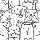 Плитка для детской ванной комнаты  Oh My Dog White 25x25  Испания, фото 3