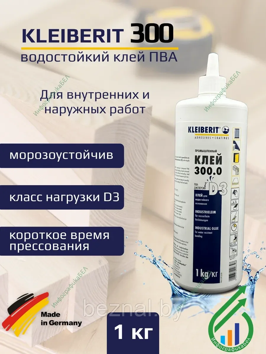 Клей Клейберит 300.0 D3 (Германия)