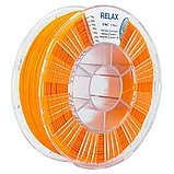 Катушка пластика REC RELAX (PETG) 1.75мм 0,75 кг, оранжевая, фото 2