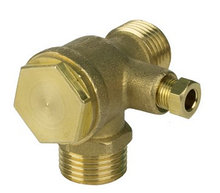 4241122107 Обратный клапан М1/2"-М1/2"х1/8F