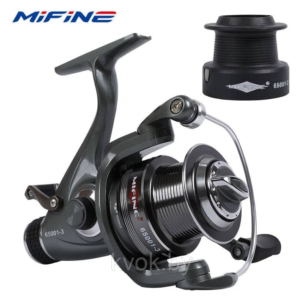 Катушка безынерционная Mifine Fast 4000B FD с  байтраннером (5+1 подш.)