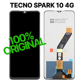 Экран для Tecno Spark 10 4G Original 100% c тачскрином, черный