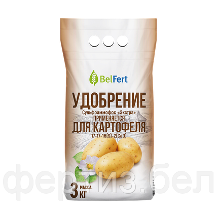 Удобрение сульфоаммофос 17-17+16(S), 3кг, фото 2