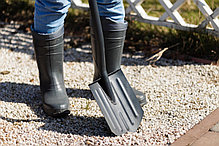 Лопата штыковая долговечная Заря-Д с металлическим черенком и V-ручкой, фото 3