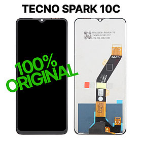 Экран для Tecno Spark 10C Original 100% c тачскрином, черный