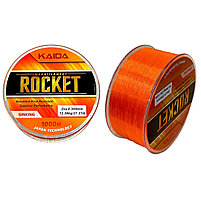 Леска карповая KAIDA Rocket 1000м (оранжевая, тонущая)