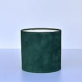 Коробка бархатная без крышки, D16/H15,5 см, зеленый