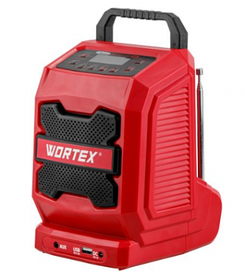 Аккумуляторное радио WORTEX CR 1803 в кор. ALL1 XLT SOLO (FM, AM, Bluetooth, AUX. Работа от аккумулятора и от