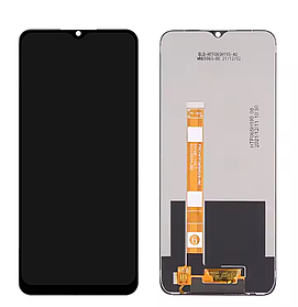 Экран для Realme C3 c тачскрином, черный