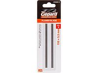 Нож для рубанка 110x5.5мм 2шт. GEPARD