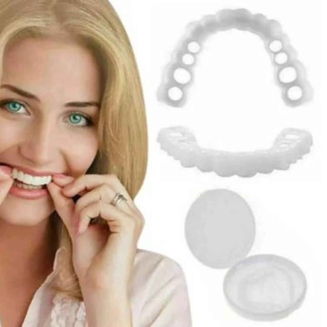 Съемные декоративные виниры для зубов CRYSTAL VENEERS-2 шт.(верх+низ). Улучшенное качество!
