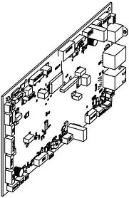 Печатная плата управления для MB3442adw, MX431adw, MX431adwe (Controller board)