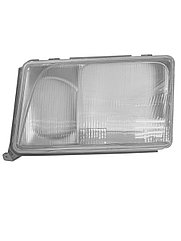 Стекло передней фары (левое) MERCEDES (W124) 1993 -1995 (без рамки)