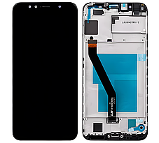 Экран для Huawei Y6 Prime 2018 (ATU-L31) с тачскрином с рамкой, черный, фото 2