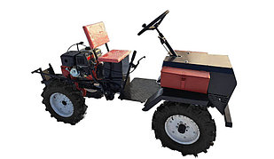 Минитрактор на базе мотоблока с адаптером