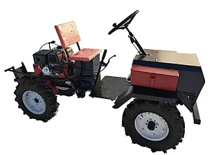 Минитрактор на базе мотоблока без фары