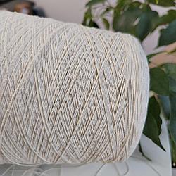 Пряжа Casa del Filato art Bermuda 59% хлопок 41%полиэстер 460 м 100г кремовый