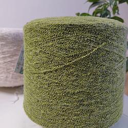 Filcompani art Pannetto 55%вспушенный хлопок, 45% полиэстер, 1600м 100г цвет: зеленый меланж