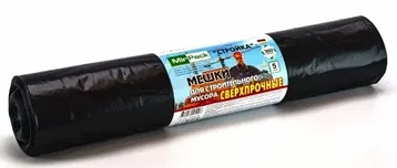 Пакеты для мусора "Mirpack" 360л/5шт 60мкм размер 110х140 см 5 рул.