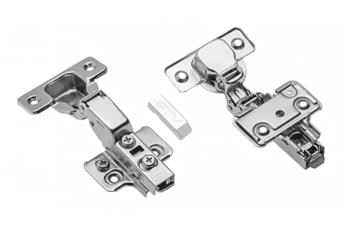 Петля GTV SOLID PLUS полунакладная с доводчиком с эксцентриковой регулировкой плеча и ответной планки с