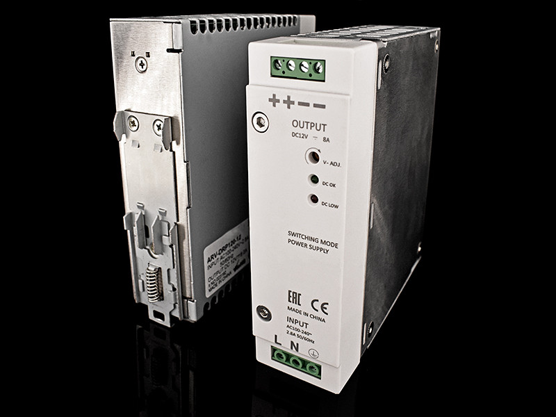 Блок питания 12V 8A 96W на DIN рейку