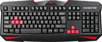 Проводная игровая клавиатура Redragon Xenica RU, черный/красный