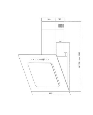 Вытяжка Germes Delta sensor 60см (черный) - фото 4 - id-p34933659