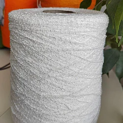 Пряжа Fil.Pa 1974 art Compasso, 82% вискоза, 18% ПА 720м 100г цвет: мягкий белый