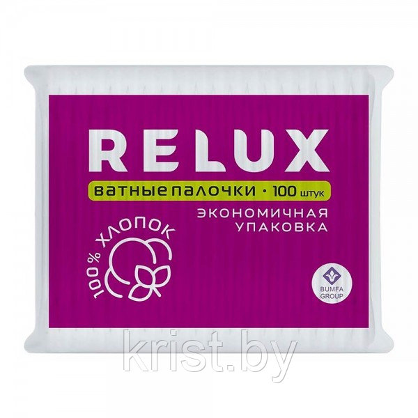 Ватные палочки Relux, 100шт