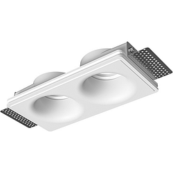 Точечный гипсовый встраиваемый светильник Arte Lamp Invisible A9283PL-2WH