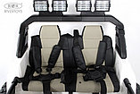 Детский электромобиль RiverToys Jeep A222AA (белый) Двухместный Полноприводный, фото 2