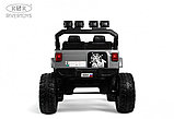 Детский электромобиль RiverToys Jeep A222AA (серый) Двухместный Полноприводный, фото 3