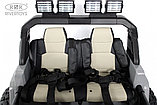 Детский электромобиль RiverToys Jeep A222AA (серый) Двухместный Полноприводный, фото 6
