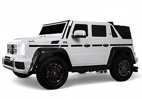 Детский электромобиль RiverToys Mercedes-Maybach G650 Landaulet M999MM (белый) Двухместный до 100кг