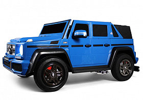 Детский электромобиль RiverToys Mercedes-Maybach G650 Landaulet M999MM (синий) Двухместный до 100кг