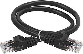 ITK Коммутационный шнур (патч-корд), кат.5Е UTP, 0,5м, черный PC09-C5EU-05M