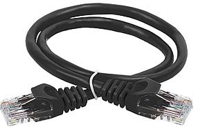 ITK Коммутационный шнур (патч-корд), кат.5Е UTP, 1м, черный PC09-C5EU-1M