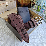Мужской набор: ремень 4см ТЁРКА + обложка для автодокументов, фото 2