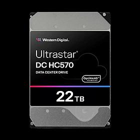 HDD WD SATA 22Tb Ultrastar DC HC570 0F48155 7200 6Gb/s 512Mb WUH722222ALE6L4