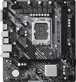 MB ASRock H610M-HDV/M.2 R2.0 Soc-1700 (H610) PCI-Ex16 PCI-Ex1 M.2 2xDDR4 3200MHz VGA+DP+HDMI mATX RTL