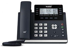 SIP-телефон Yealink SIP-T43U, 12 аккаунтов, 2 порта USB, BLF, PoE, GigE, без БП