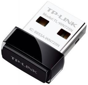 Wi-Fi Сетевой USB-адаптер TP-Link TL-WN725N (USB 2.0 Type-A, 802.11n (Wi-Fi 4), до 150 Mbps, 802.1X, цвет